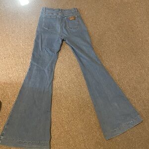 Women’s blue flare leg jeans